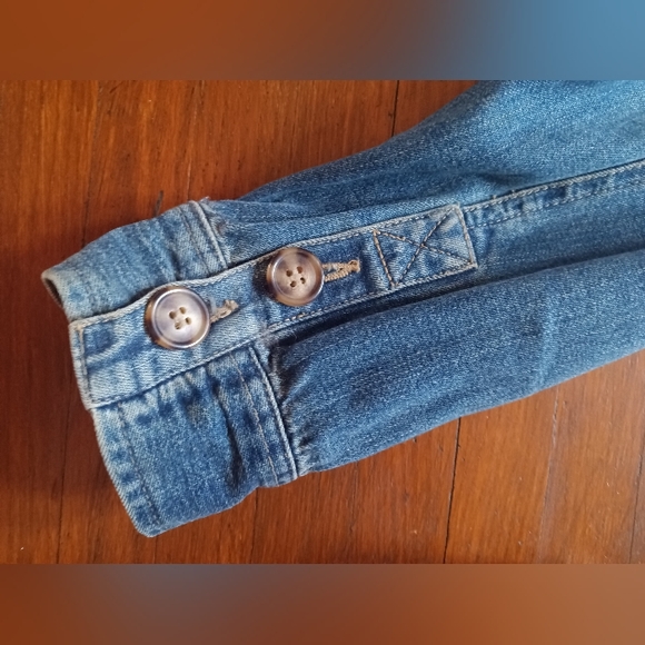 Sonoma Jean Jacket medium wash with tie Belt women's - Picture 4 of 6